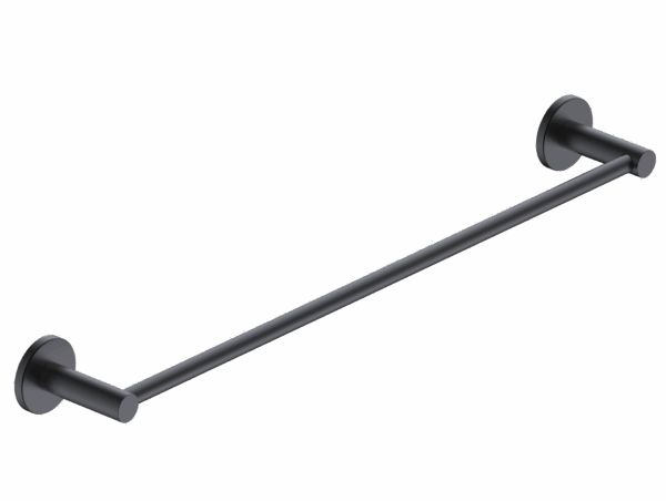 Toallero 50cm negro mate