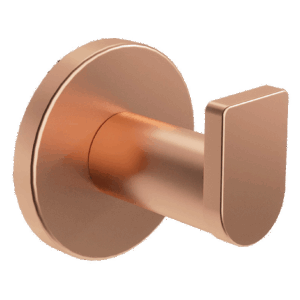 Percha individual oro rosa cepillado