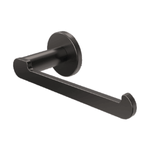 Porta-rollo negro mate de papel higiénico