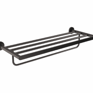 Toallero múltiple negro mate