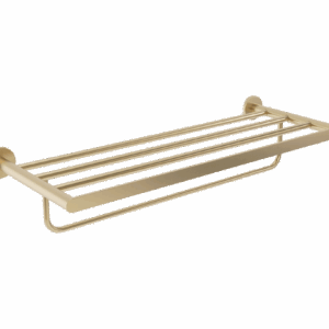 Toallero múltiple oro cepillado