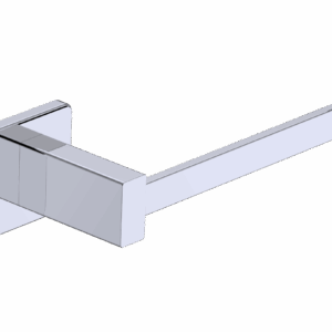 Porta-rollo cromo de papel higiénico