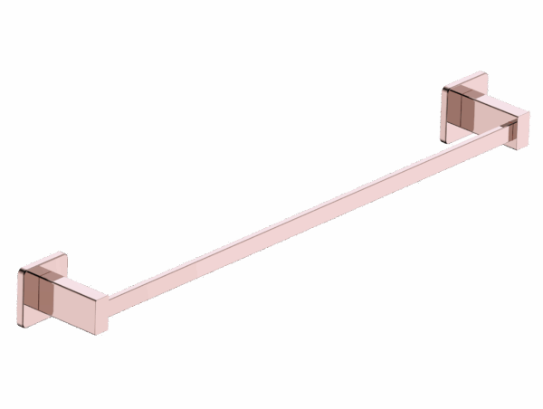 Toallero 40cm oro rosa cepillado