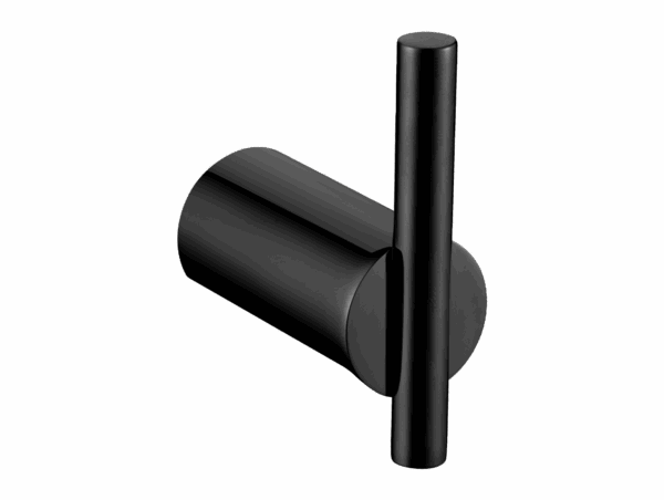 Percha individual negro mate