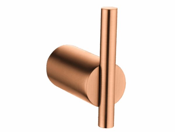 Percha individual oro rosa cepillado