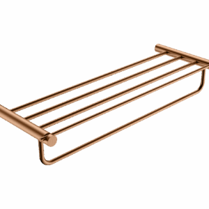 Toallero múltiple oro rosa cepillado