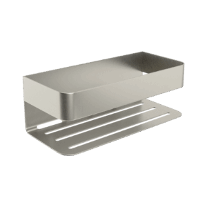 Jabonera frontal MAYURA níquel cepillado