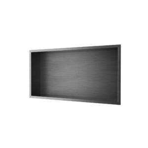 Hornacina horizontal en black gun metal