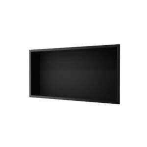 Hornacina horizontal en negro mate