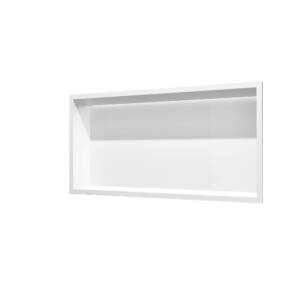 Hornacina horizontal con luz led en blanco mate