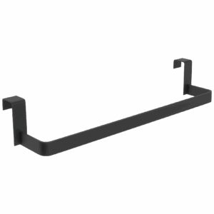 Toallero negro mate para mueble